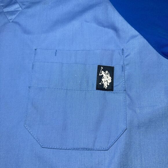 🆕 U.S. Polo Assn Medical Scrub Top - 24 x 27.5" Uni Size Small (S) NWT - Picture 2 of 8